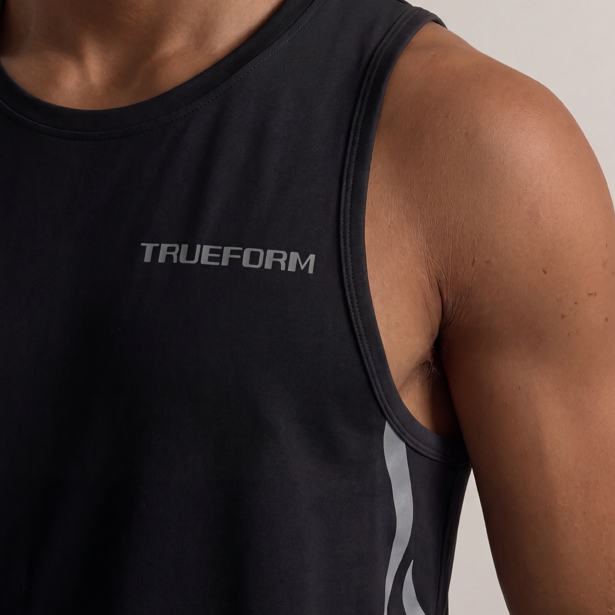 TRUEFORM Cotton Gym Tank – 100% Premium Cotton | Oversized Fit